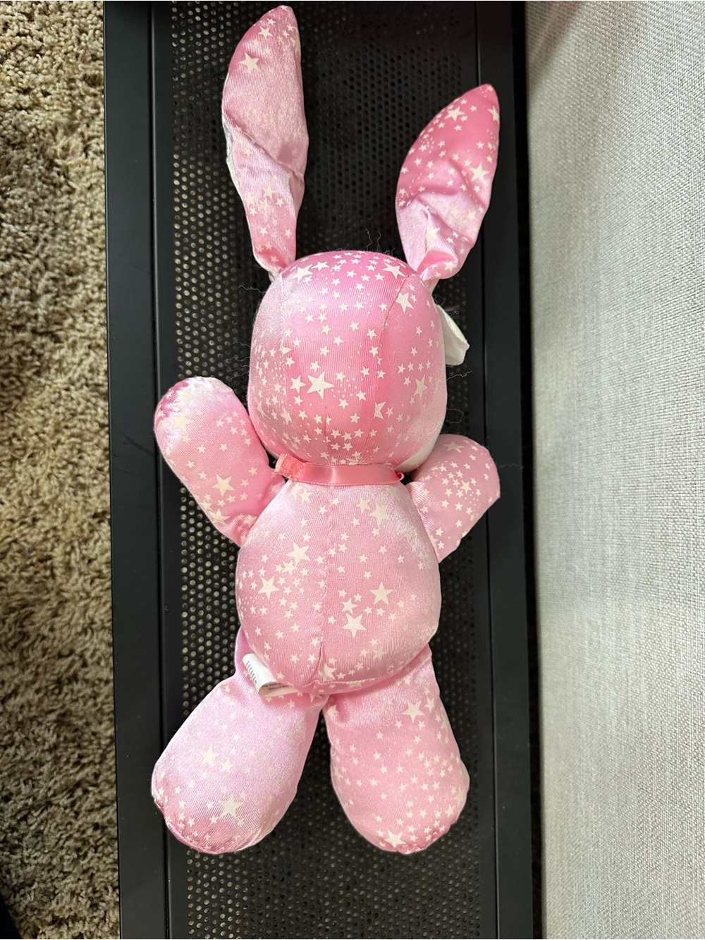Mattel PJ Sparkles Sparklins Pink Bunny 1989 In box Glow-in-the-dark Rare - Picture 8 of 16